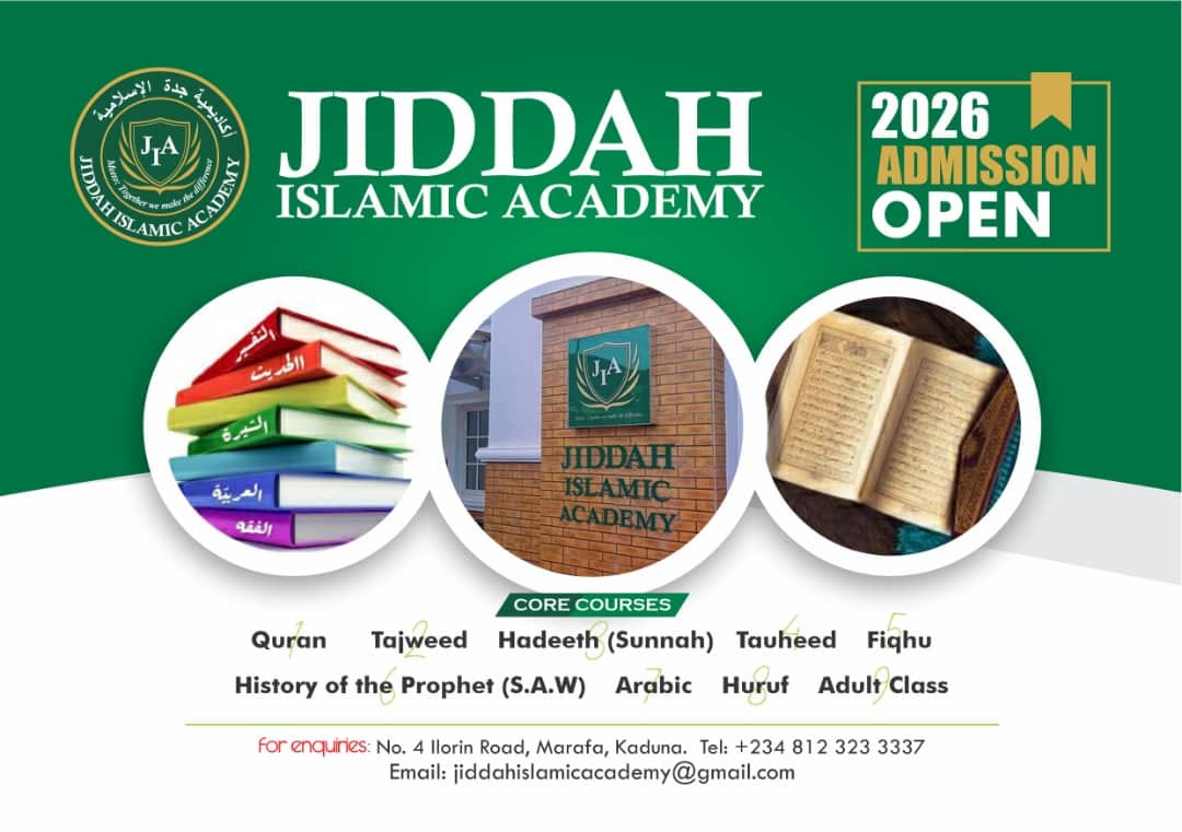 Jiddah Islamic Academy 2026 Admission Flyer